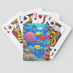 Baraja De Cartas Vida marina submarina