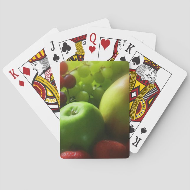 Baraja De Cartas Vida residual de frutas (Reverso)