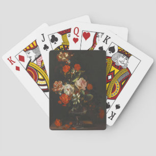 Baraja De Cartas Vida residual vintage con flores