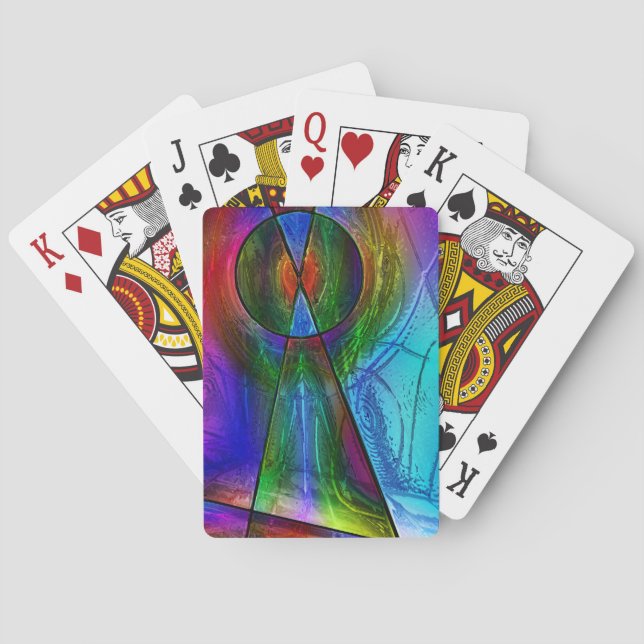 Baraja De Cartas Vidrio contenido 1 (Reverso)