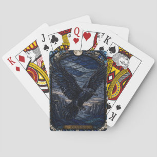 Baraja De Cartas Vidrio de color Illumina del nido del acantilado d