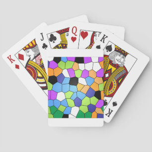 Baraja De Cartas Vidrio manchado