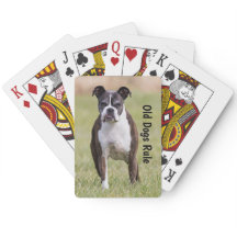 Vieja regla de los perros del boxeador