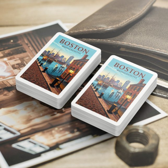 Baraja De Cartas Viejo Boston Massachusetts (Subido por el creador)