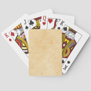 Baraja De Cartas Viejo Parche De Fondo De Cara Manchada