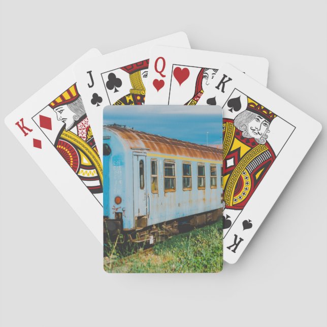 Baraja De Cartas Viejo tren (Reverso)