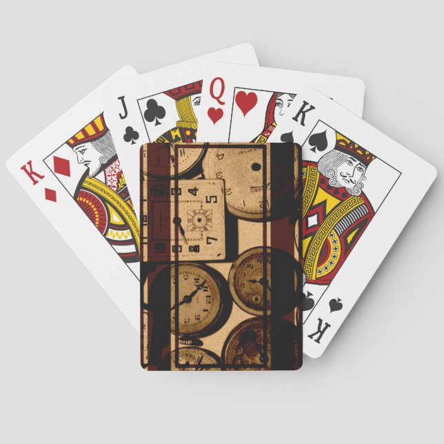 Baraja De Cartas Viejo tríptico de Watch (Reverso)