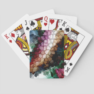 Baraja De Cartas Viento oscuro centrado en el cubo