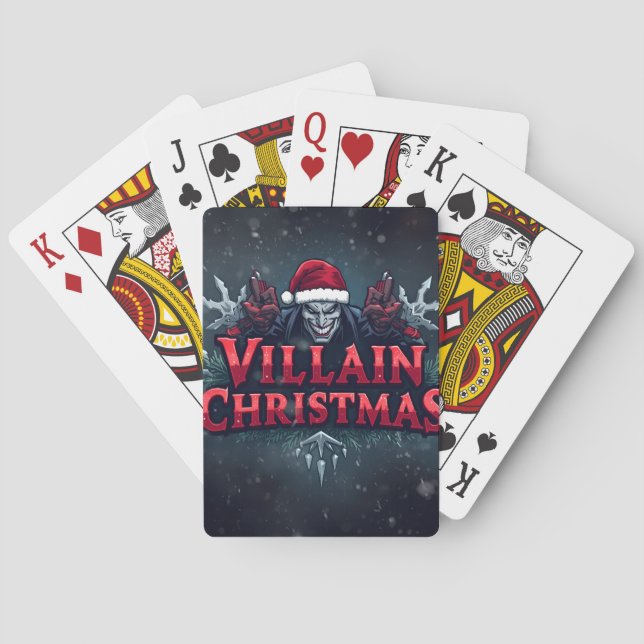 Baraja De Cartas Villain Store Christmas Classic Playing Cards – Ho (Reverso)