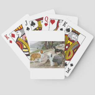 Baraja De Cartas Viñage Dog Trio