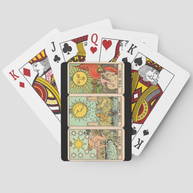 Baraja De Cartas Viñage Tarot Trio (Reverso)