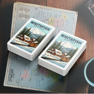 Baraja De Cartas Viñage Whitefish Montana