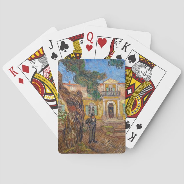 Baraja De Cartas Vincent Van Gogh - Asilo de Saint-Paul en Saint-Re (Reverso)