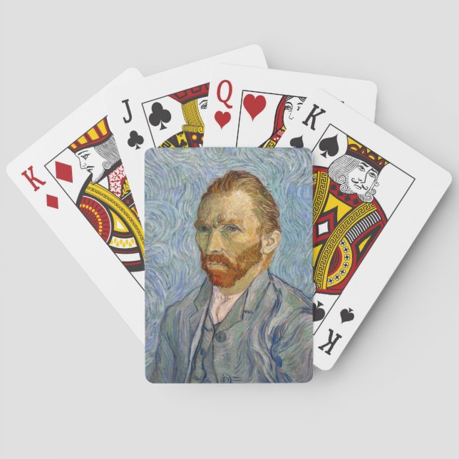 Baraja De Cartas Vincent Van Gogh - Autorretrato (Reverso)