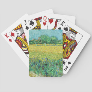 Baraja De Cartas Vincent van Gogh - Campo con lirios cerca de Arlés