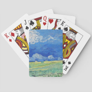 Baraja De Cartas Vincent van Gogh - Campos de trigo bajo nubes de t