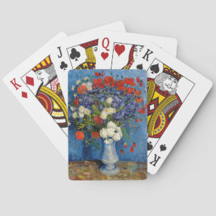 Baraja De Cartas Vincent van Gogh - Jarrón con acianos y amapolas
