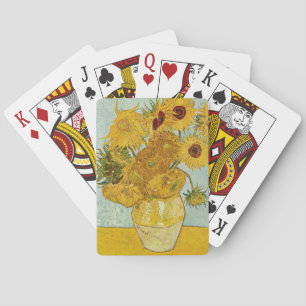 Baraja De Cartas Vincent Van Gogh - Jarrón con doce girasoles