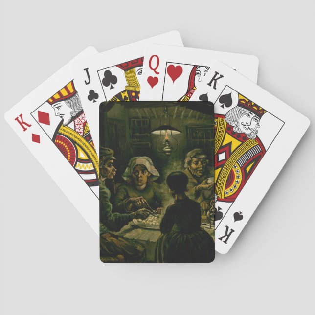 Baraja De Cartas Vincent van Gogh - Los comedores de papa (Reverso)