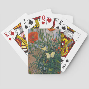 Baraja De Cartas Vincent van Gogh - Mariposas y Amapolas