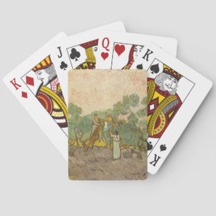 Baraja De Cartas Vincent van Gogh - Mujeres recogiendo aceitunas