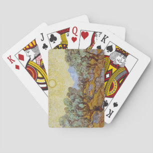 Baraja De Cartas Vincent van Gogh   Olivos, 1889
