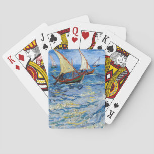 Baraja De Cartas Vincent van Gogh - Paisaje marino cerca de Saintes