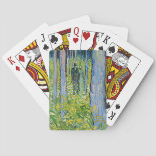 Baraja De Cartas Vincent van Gogh - Sotobosque con dos figuras