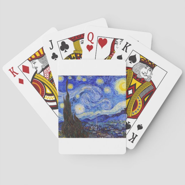 Baraja De Cartas Vincent Willem van Gogh , “ Starry Night ” (Reverso)