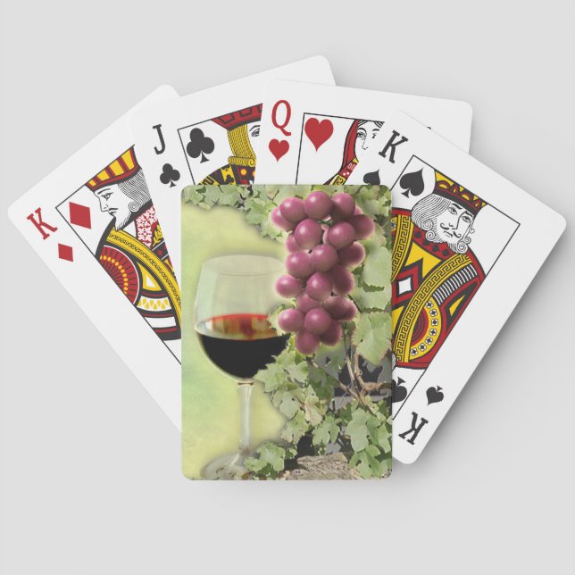Baraja De Cartas Vino (Reverso)