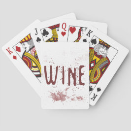 Baraja De Cartas Vino