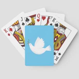 Baraja De Cartas Vino con rama de olivo