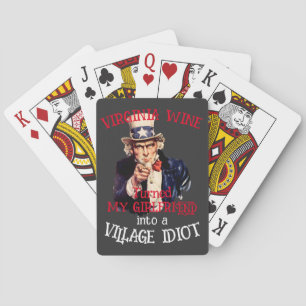 Baraja De Cartas Vino HG VIRGINIA convirtió a mi novia Village