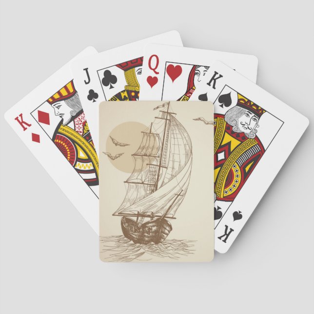 Baraja De Cartas Vintage (Reverso)