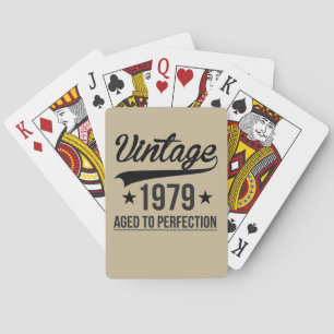 Baraja De Cartas Vintage 1979 Edad A La Perfección