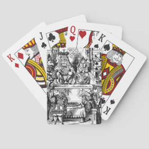 Baraja De Cartas Vintage Alice en Wonderland, Juicio de la Reina de