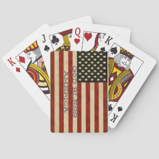 Baraja De Cartas Vintage American Flag GIFTS