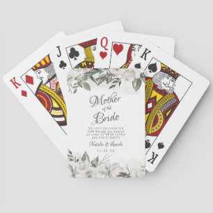 Baraja De Cartas Vintage Atesorar Madre de la Novia Personalizado
