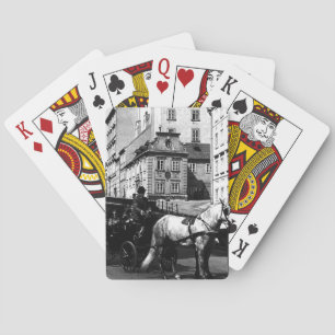 Baraja De Cartas Vintage Austria Viena Dreimaderlhaus Fiaker