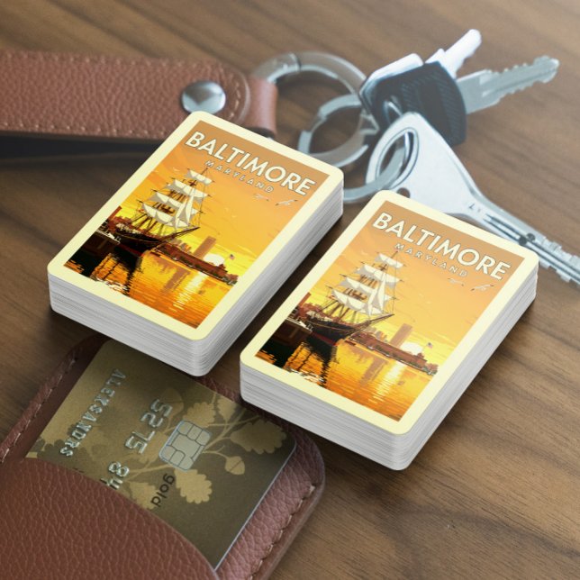 Baraja De Cartas Vintage Baltimore Maryland (Subido por el creador)