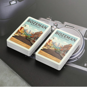 Baraja De Cartas Vintage Bozeman Montana