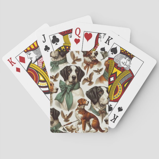 Baraja De Cartas Vintage Brittany Seamless (Reverso)