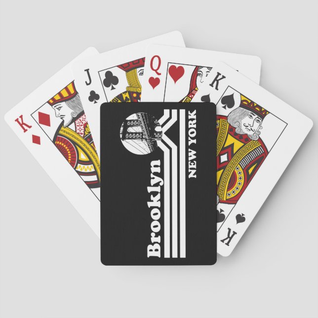 Baraja De Cartas Vintage Brooklyn New York (Reverso)