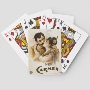 Baraja De Cartas Vintage Carmen Poster