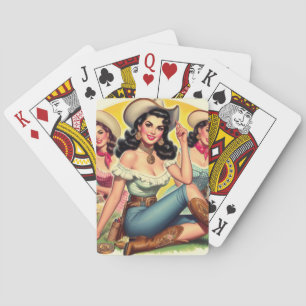Baraja De Cartas Vintage Country Chicas