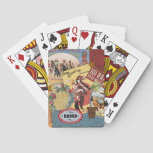 Baraja De Cartas vintage cowgirl occidental