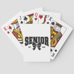 Baraja De Cartas Vintage de estudiante de posgrado Est 2025
