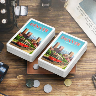 Baraja De Cartas Vintage Denver Colorado