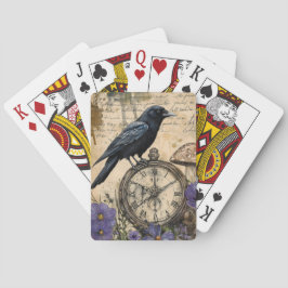 Baraja De Cartas Vintage Gothic Raven