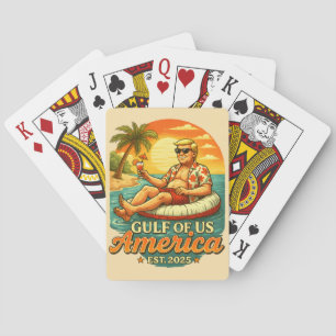 Baraja De Cartas Vintage gracioso que Trump tenga que ver con el Go